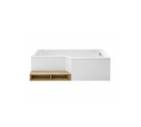 Pack baignoire bain douche 160 x 90 Neo version droite + tablier en niche