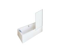 Pack baignoire droite Odéon Up + pare bain 1 volet + tablier + vidage