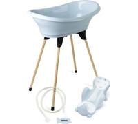 Pack baignoire THERMOBABY VASCO 5 en 1 Fleur bleue - Fabriqué en France