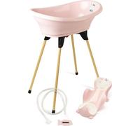 Pack baignoire THERMOBABY VASCO 5 en 1 Rose poudre - Fabriqué en France