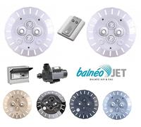Pack Balnéo Duo piscine : 3 Cv Mono Diam 63-75 mm : gris clair