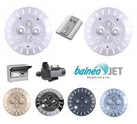 Pack Balnéo Duo piscine : 3 Cv Mono Diam 63-75 mm : gris foncé
