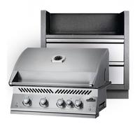 Pack Barbecue à gaz Napoleon BIG 32 encastrable + Meuble