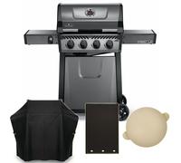 Pack Barbecue à gaz Napoleon Freestyle 425 + Housse + Plancha + Pierre Pizza