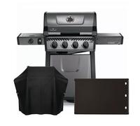 Pack Barbecue à gaz Napoleon Freestyle 425 Réchaud + Housse et Plancha