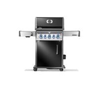Pack Barbecue à gaz Rogue PRO-S 425 + Sizzle Zone + Brûleur arrière + Rôtissoire - Noir + Plancha intégrale en inox