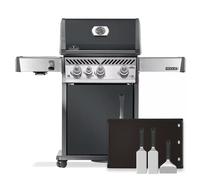 Pack Barbecue Gaz Napoleon Rogue PRO 425 Sizzle Zone - Gris Anthracite + Plancha + Ustensiles