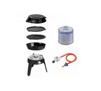 PACK barbecue gaz safari chef 30 + détendeur + cartouche de gaz