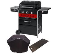 Pack Barbecue hybride Gas2Coal 330 Char Broil + Housse + Plancha