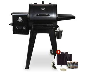 Pack Barbecue Pit Boss Navigator 550 + Housse + 3 Sacs Pellets + Pierre à pizza