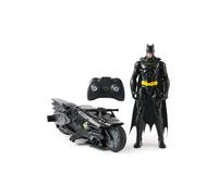 Spin Master Pack Batcycle RC + Batman – Figurine 30 cm
