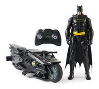 Spin Master Pack Batcycle RC + Batman – Figurine 30 cm