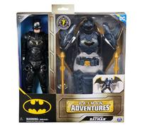 DC Batman - Figurine Batman 30 Cm + Accessoires - Figurine Articulée - Créez Vos Propres Combats Masqués Contre L'ennemi - Super Héros Et Super Vilain - Jouet À Collectionner - Jouet Enfant 3 Ans Et +