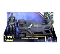 Pack Batmobile et Moyenne Figurine Batman 30 CM Multicolore G