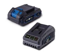 Scheppach Starter-KIT IXES 20V SBSK2.0 Batterie 2,0 Ah Chargeur rapide Témoin lumineux