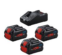 KIT PROCORE 18V avec 3 batteries 8AH et chargeur GAL 18V-160 - BOSCH - 0615A5004Y