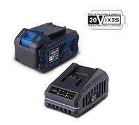 Pack batterie 4Ah + chargeur 4,5A - SCHEPPACH - 20V IXES - SBSK4.0 - Batterie et chargeur universels pour toute la gamme 20V IXES