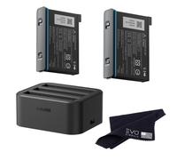 Pack Batterie Insta360 X3 & Station de Charge Rapide - Inclut 2 Batteries (1800mAh) pour Caméra 360