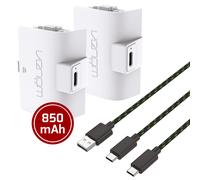Venom Pack de 2 batteries rechargeables VS2872 manette Xbox 1100 mAh Blanc (Series X/S, Xbox One)