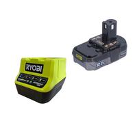 Ryobi Pack batterie 18V One+ 2.0Ah LithiumPlus avec chargeur rapide 2.0Ah RC18120-120