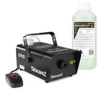 Pack BeamZ S700 Pack - Machine à Fumée 700 W + 1 L de Liquide Inclus - Télécommande & Support | Effets Fumée Intenses pour DJ, Bars, Mariages & Soirées