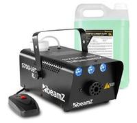 Pack BeamZ S700LED Ice - Machine à Fumée 700 W + 5 L Liquide inclus - Effet LED Bleu Ice & Support | Soirées, Bars & Halloween