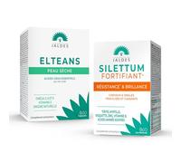 Pack « Beauté Peau et Cheveux » | 1 SILETTUM Fortifiant + 1 ELTEANS Capsules | Agit pour la Beauté et la Santé de vos Cheveux et de votre Peau | Laboratoire Jaldes
