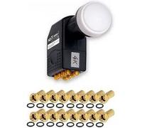 pack best germany lnb octo 01db tête parabole 8 sorties 16 fiches f Noir G