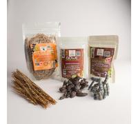 Pack Bien-Être Traditionnel - 12 Tiges Khamaré + Nep Nep 50 g + Gowe Diguide Gueni 50 g | Plantes Africaines Naturelles pour Infusions et Rituels Traditionnels Hygiène Intime