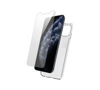Protection Pack - Coque de protection pour téléphone portable - polyuréthanne thermoplastique (TPU) - transparent - avec Protecteur d'écran en verre