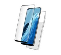 Bigben Connected Pack coque silicone transparente + verre trempé 2,5D Oppo Reno 8 Lite