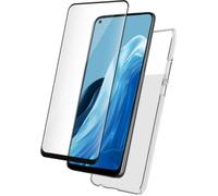 Pack coque silicone + verre trempé 2,5D Reno 8 Lite