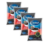 Pack Black Bean (Feijao Preto) Camil - 4x 1kg