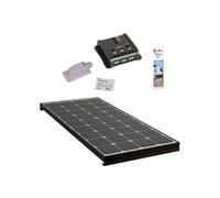 pack black booster 170w seul panneau solaire camping car kit régulateur de char