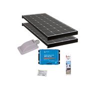 pack black booster 2x panneaux solaires 140w régulateur solaire victron 30a