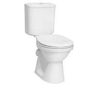 Pack blanc WC NORMUS complet avec réservoir 3/6 L sortie horizontale VITRA 9780B003-0599