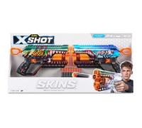 Pack Blasters - ZURU - XSHOT Skins Griefer 2PK - Blasters à canon rotatif avec tir à 27 mètres et 24 fléchettes incluses