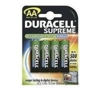 Pack blister de 4 piles rechargeables Duracell Duralock AA 1,2V - 2400 mAh