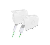 Pack Blocs-Batteries Stealth SX-C8 X Blanc + Charge avec câble tressé Xbox