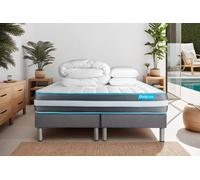 PACK BODYFORM 180x200 Memoire de forme 3 zones + 2 oreillers + couette