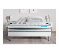 Pack BODYZONE 160x200 Ressorts ensaches 3 zones Ultra epaisseur + Couette + 2 oreillers