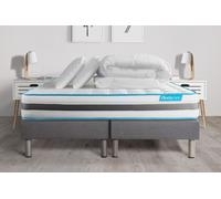 Pack BODYZONE 180x200 Ressorts ensachés 3 zones Ultra épaisseur + Couette + 2 oreillers G