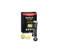 Pack boissons energetiques overstims hydrixir ultra sticks citron citron vert 10x40g