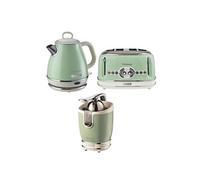 pack ariete bouilloire 1l sans fil 1630w grillepain 4 fentes 1600w presseagrumes ele Vert