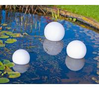 Pack Boules LED Ubbink Multibright Solar Float - 3 tailles