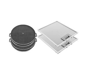 Pack Brandt AD1070X - 2x filtre à charbon et 2x filtre métallique