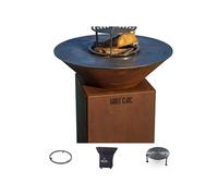 Pack Brasero Auvergnat Corten Normal Rond 62x76 cm Simple Cuve