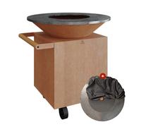 Pack brasero OFYR Classic Corten 100 Pro + Étouffoir et Housse
