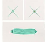 PACK - Brosse centrale en silicone + 2 brosses latérales en silicone pour NETBOT S15 2.0 / S40