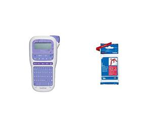Pack - Brother PT-H200 Etiqueteuse itreuse Portable pour travaux créatfs et Organisation + Brother TZeRW34 Cartouches d'origine Or sur Bordeaux
